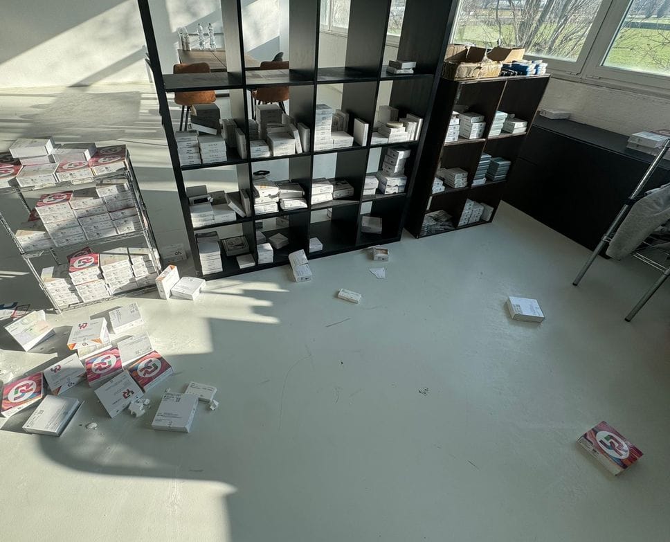 I locali dell'azienda, «Rodensia» dopo un furto