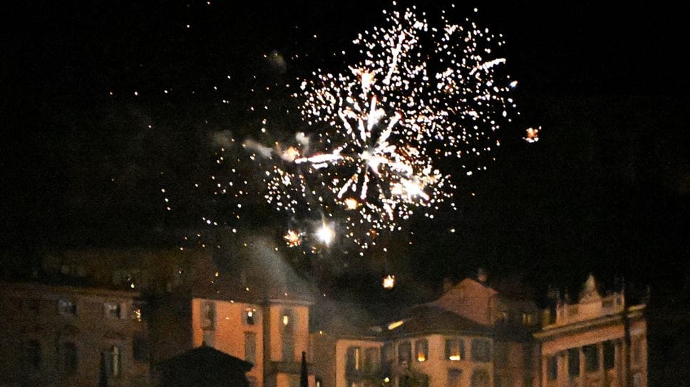 Fuochi in città per Capodanno