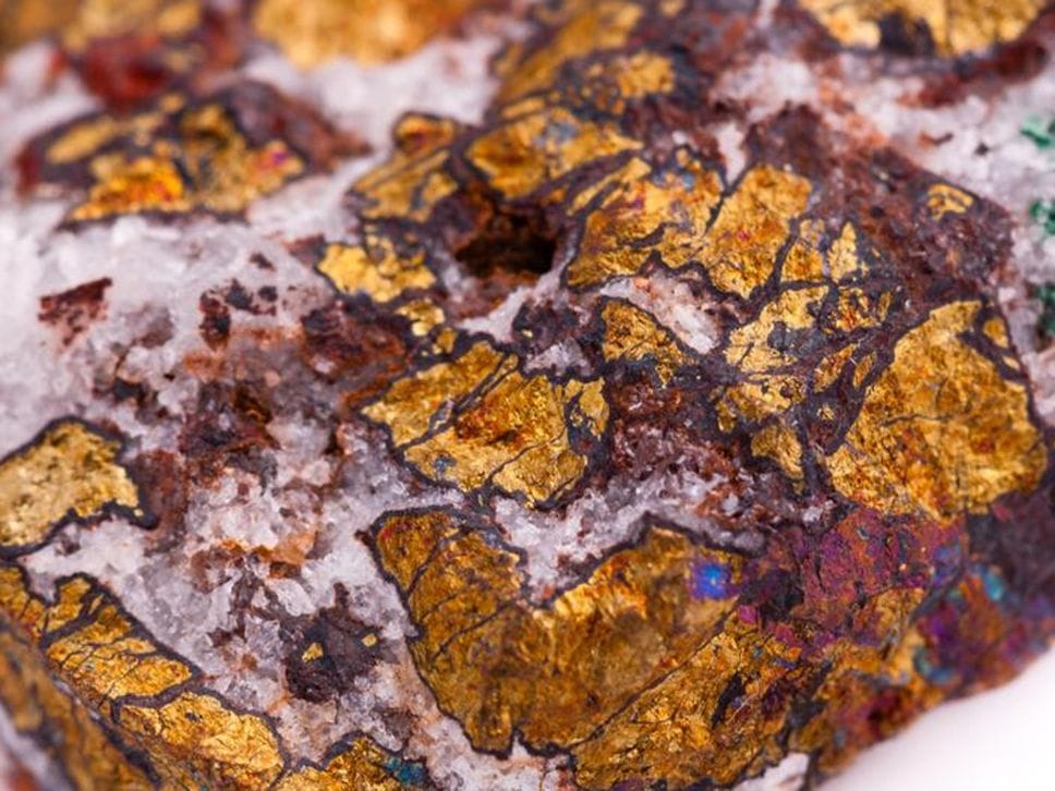 Macrominerale calcopirite