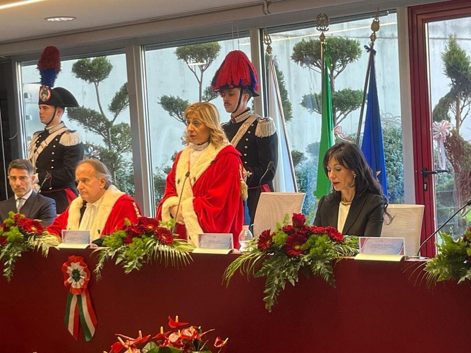 Durante l’inaugurazione dell’anno giudiziario