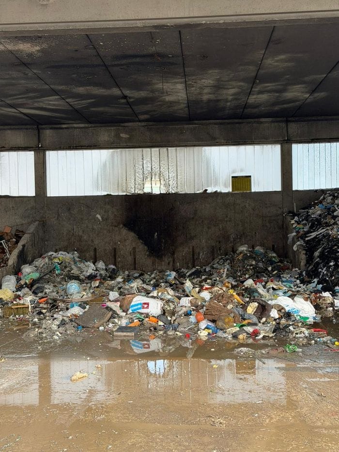 La zona dove è divampato l’incendio