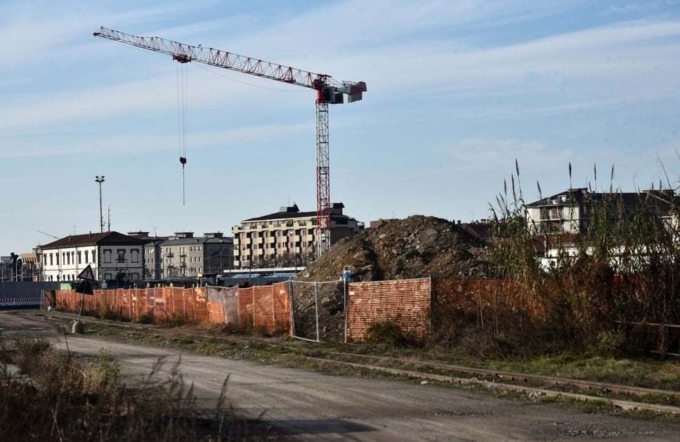 I lavori nell’area della stazione a Bergamo