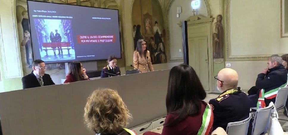 Oltre il livido, un momento del convegno sulla violenza di genere che si è svolto a San Paolo d’Argon