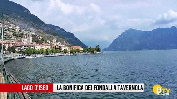 Lago d'Iseo, bonifica ai fondali di Tavernola nel 2027