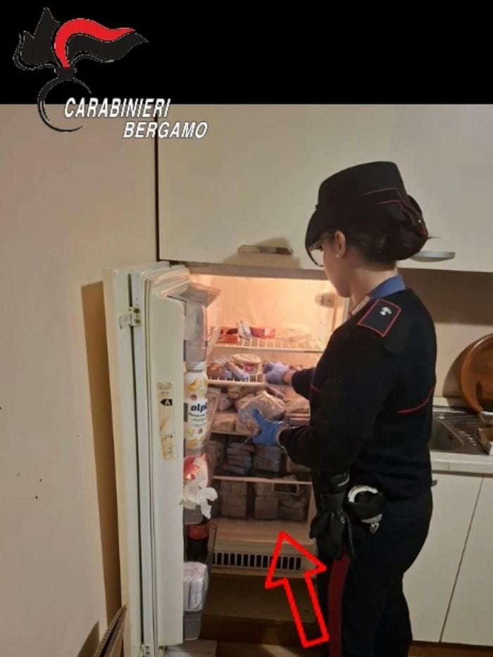 Villa d’Adda, sequestrati quasi 160 chili di droga: arrestato un 24enne - Il video, le foto