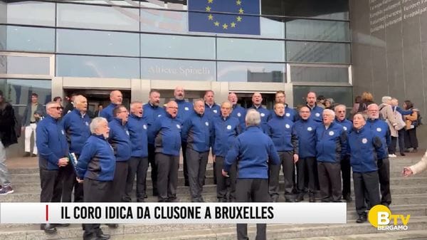 Il coro Idica di Clusone celebrato a Bruxelles