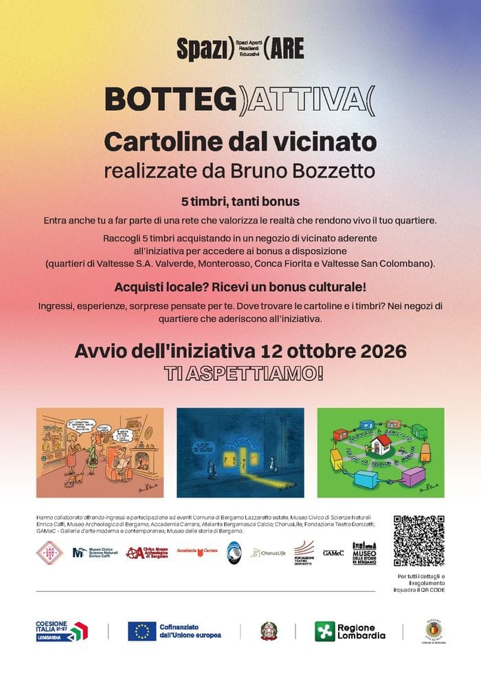 «Cartoline dal vicinato», a Bergamo al via la seconda edizione