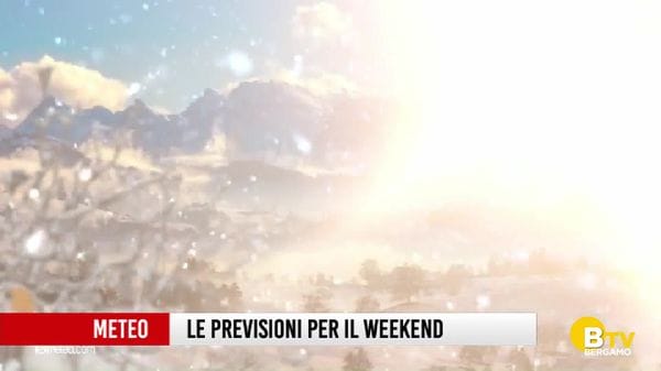 Le previsioni meteo per il weekend