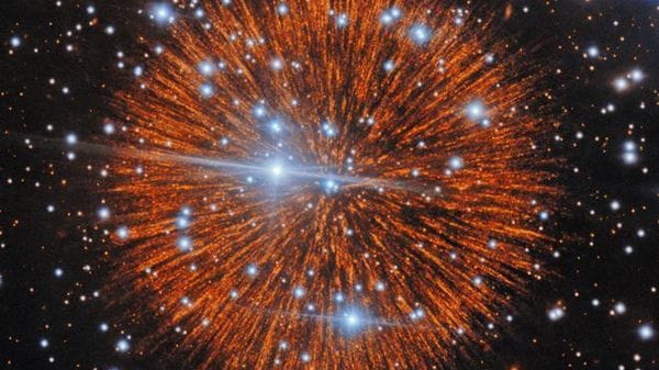 Primo sguardo in una supernova, bolle di gas come perle di una collana 