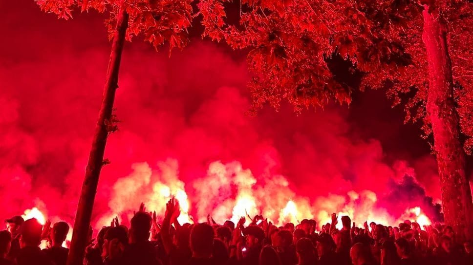 In Città Alta la festa dei tifosi dell’Atalanta per i 119 anni del club - Video