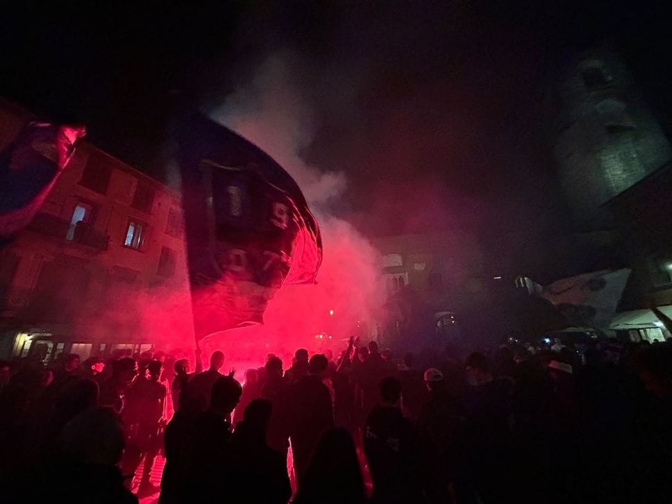 In Città Alta la festa dei tifosi dell’Atalanta per i 119 anni del club - Video