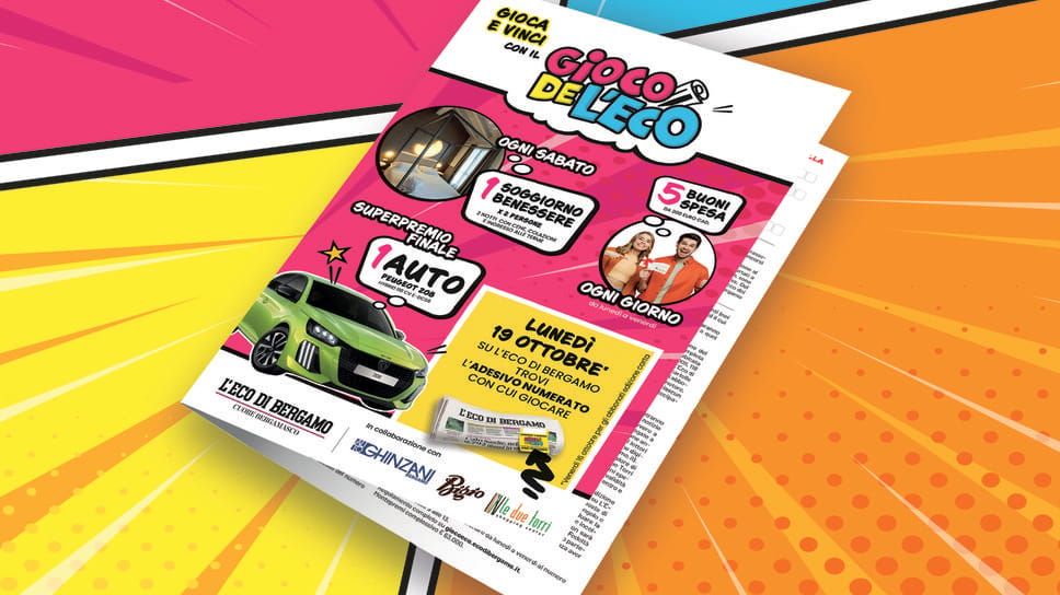  Gioco de L’Eco, si parte lunedì 19 ottobre. In palio una pioggia di premi 
