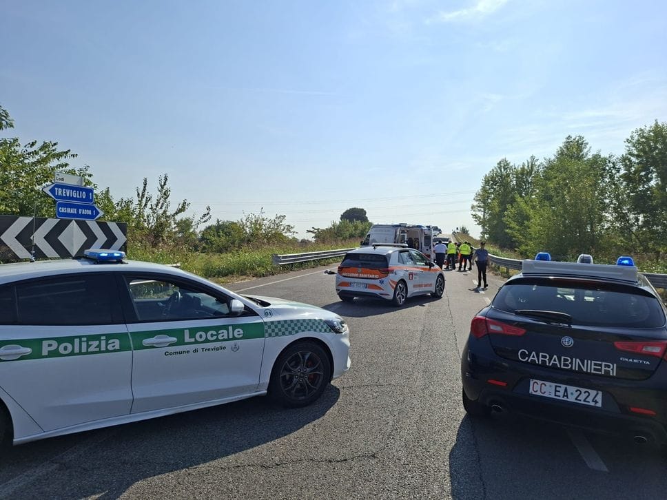 Investito in monopattino da un’auto a Treviglio, gravissimo un giovane
