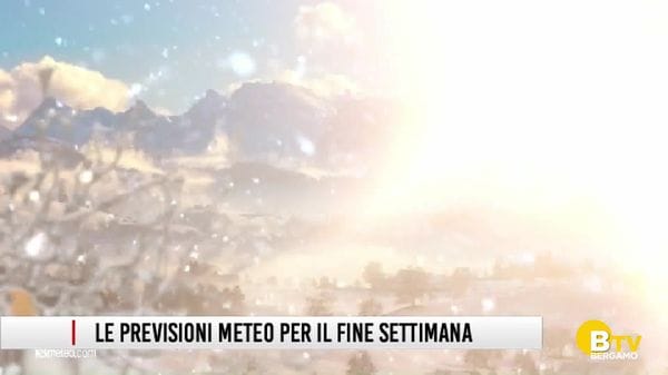 Le previsioni meteo per il weekend
