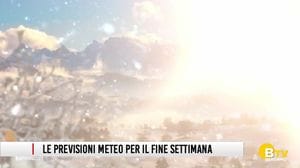 Le previsioni meteo per il weekend
