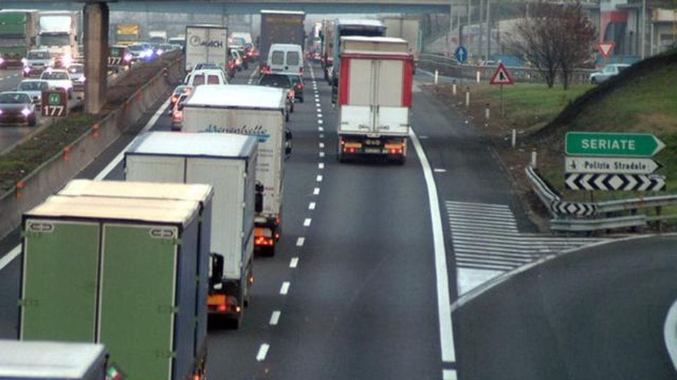 A4, chiusure notturne tra Grumello e Seriate verso Milano il 21 e 22 ottobre