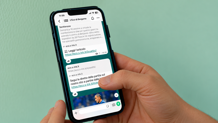 l8217eco di bergamo arriva su whatsapp ecco come seguire il canale gratuito