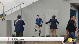 Treviglio, due opere di street art in ricordo di Giacinto Facchetti