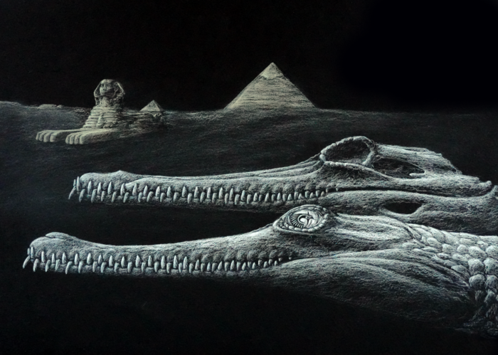 Una nuova specie di coccodrillo scoperta nelle rocce usate per la Sfinge