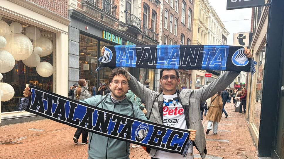 Ajax-Atalanta, tifo nerazzurro ad Amsterdam: in 2.229 sugli spalti - Le foto