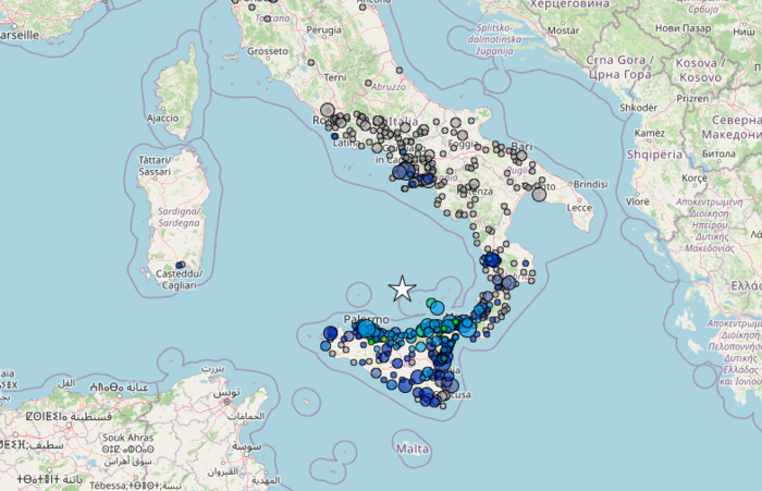  Sequenza sismica al largo della Sicilia, 60 terremoti in una settimana 