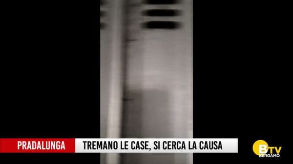 A Pradalunga tremano le case, si cerca la causa