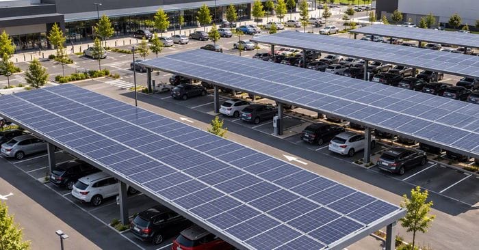 Accordo Greenvolt (Kkr)-Carrefour per carport fotovoltaici in 120 punti vendita