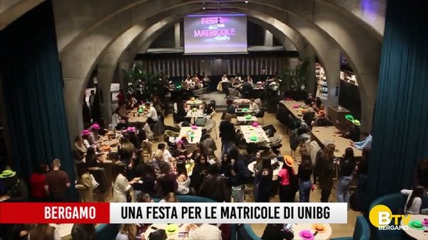 Una festa per le matricole di Unibg