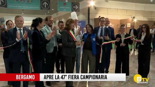 La robotica  arriva in fiera. Taglio del nastro per la Campionaria