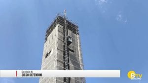 Mornico al Serio, alla fase finale la riqualificazione dello storico campanile del XIII secolo