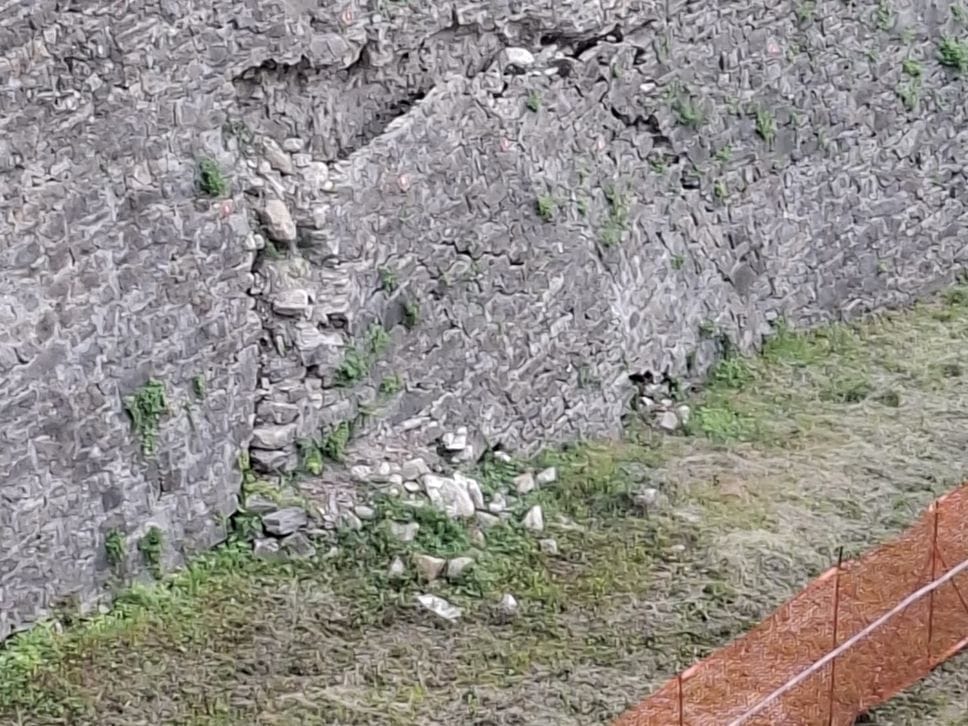 Mura veneziane, prosegue il monitoraggio della cortina di Santa Grata