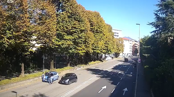 Inseguimento in centro a Bergamo: due uomini bloccati in via San Francesco