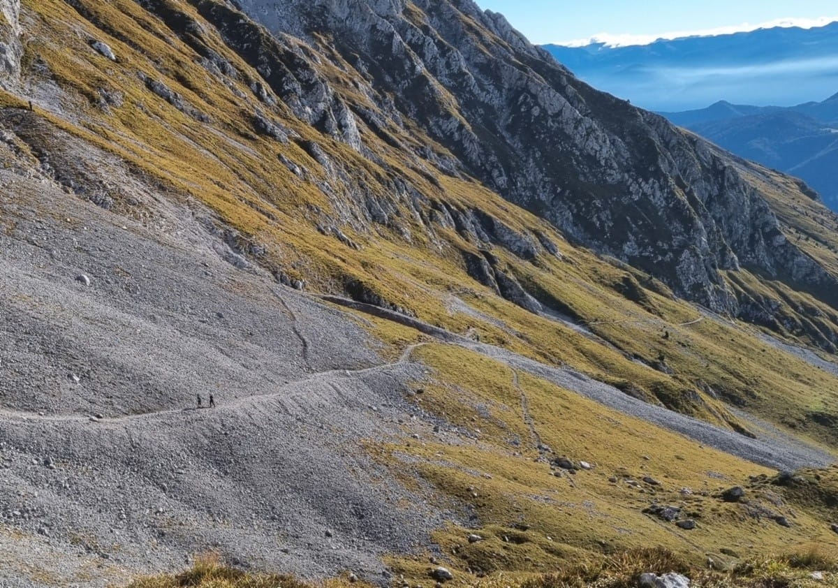 Al cospetto della Presolana, la regina delle Orobie
