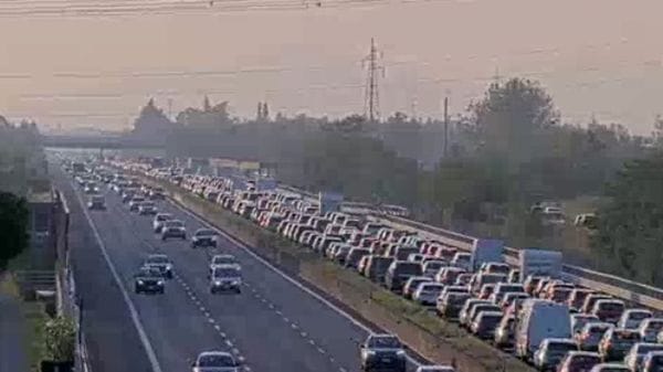 Tamponamento sull’A4, lunghe code verso Milano tra Ponte Oglio e Seriate