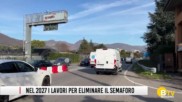 Bergamo, nel 2027 l'eliminazione definitiva del semaforo di via Martinella