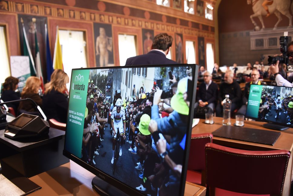 La presentazione del Giro di Lombardia in comune a Bergamo Bergamo, Giro di Lombardia: strade chiuse e divieti