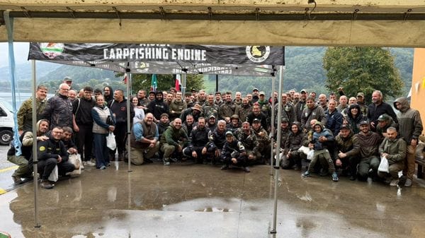 Carpfishing, maratona di beneficenza sul lago di Endine