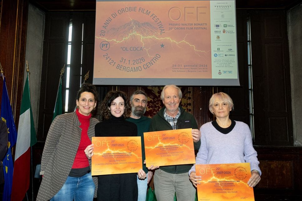 I vincitori delle sezioni; Ho cambiato Passo, Walter Bonatti a Bardoncchia e Odyssea Borealis