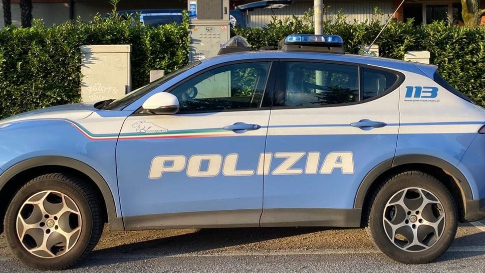 Un’auto della polizia in una foto di repertorio