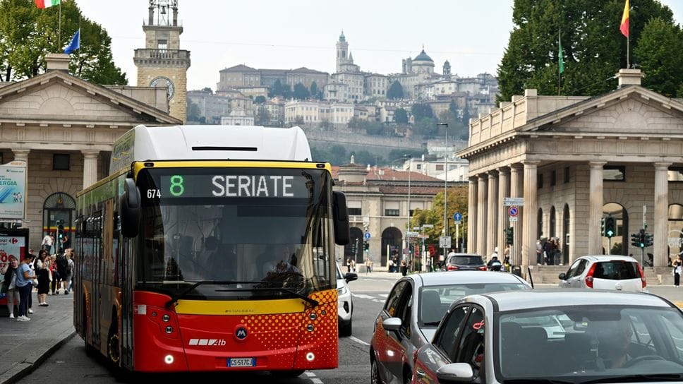 Un autobus a Porta Nuova