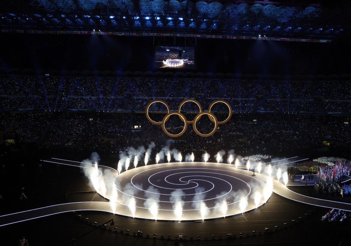 La cerimonia allo Stadio San Siro di Milano