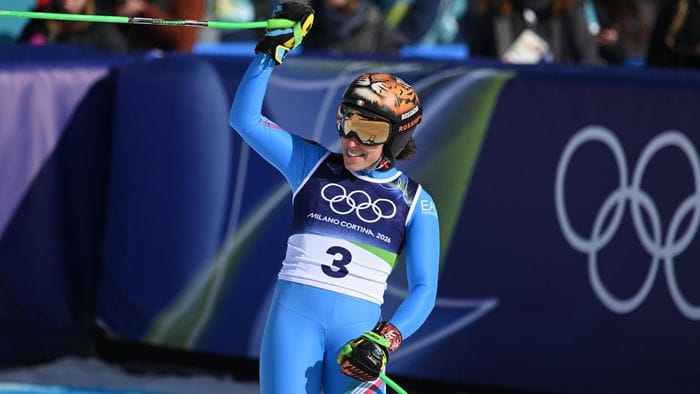 Olimpiadi, superG di Cortina. Fuori Sofia Goggia, medaglia d’oro a Brignone