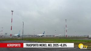 Aeroporto di Orio al Serio, nel 2025 trasporto merci in crescita del 6,8%