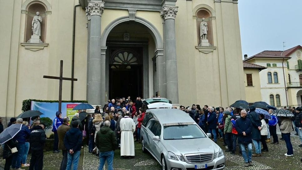 I funerali di Daniele Santini