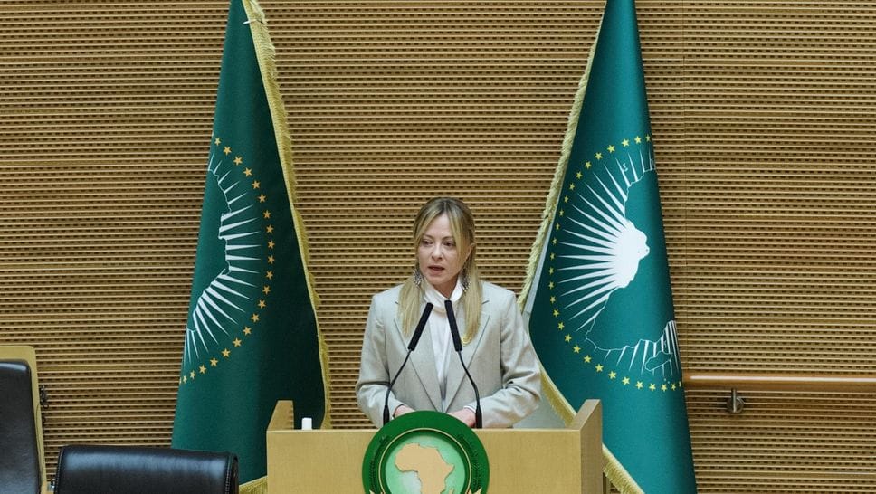 La premier all’assemblea dell’Unione africana nel giorno del vertice di Monaco