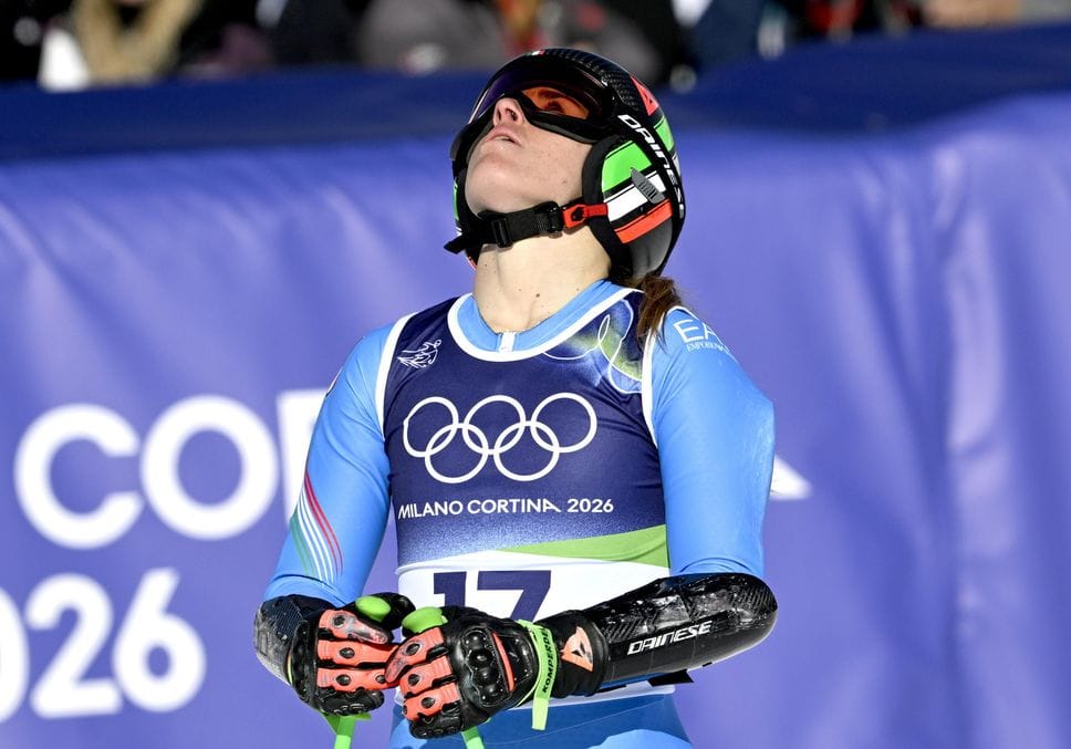Sofia Goggia dopo il risultato nel Gigante
