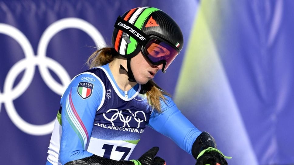 Sofia Goggia, la delusione dopo la seconda manche del Gigante