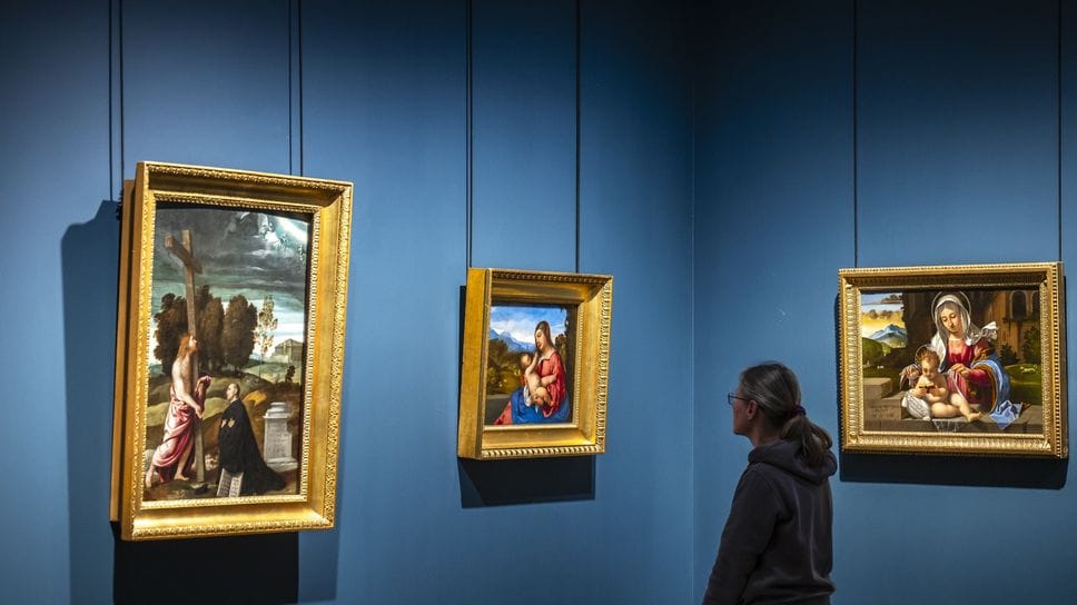 Una sala della Carrara