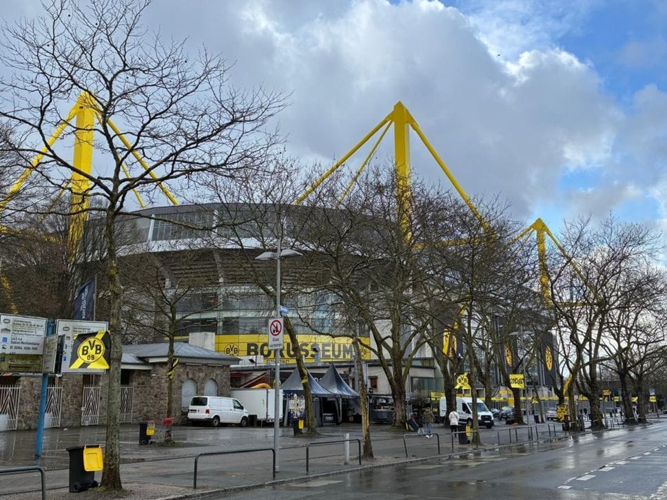 Lo stadio in uno scatto inviato da un tifoso