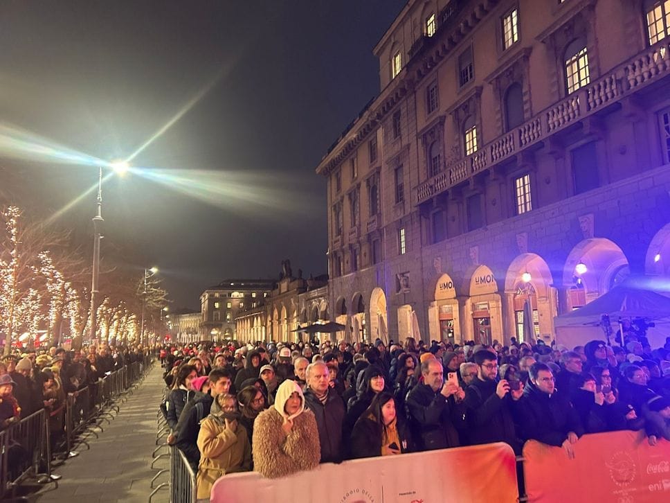 Tantissime persone sul Sentierone